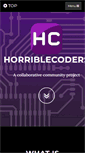 Mobile Screenshot of horriblecoders.com