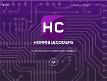 Tablet Screenshot of horriblecoders.com